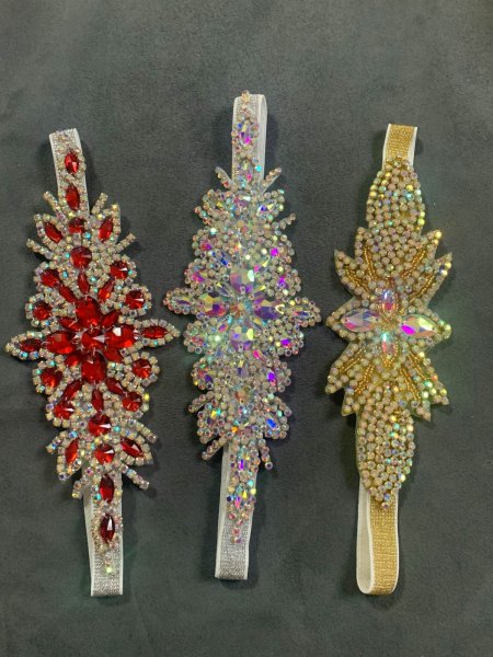 画像2: アワーレム、オリエンタルラインストーンヘッドドレス (2)