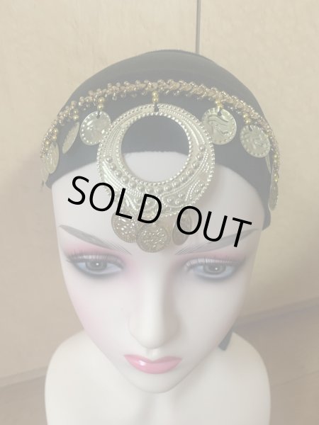 画像3: ハンドメイドヘッドバンドコインアクセサリー (3)