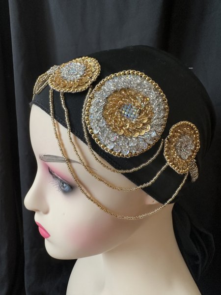 画像6: ハンドメイド☆ヘッドバンドドレス (6)