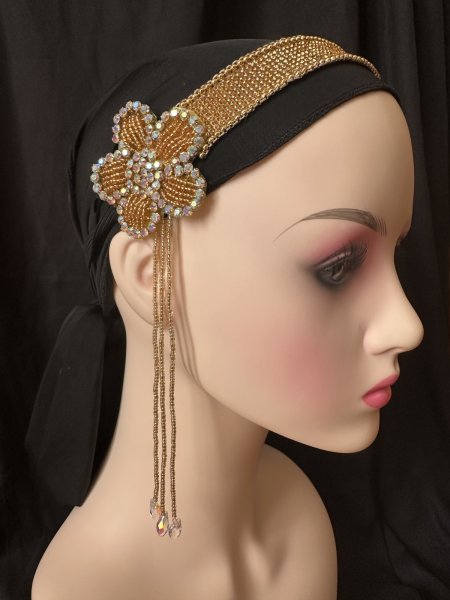 画像2: ハンドメイド☆ヘッドバンドドレス (2)