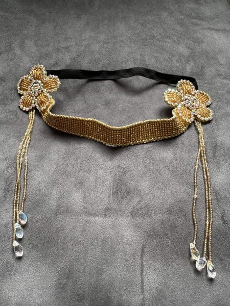 画像6: ハンドメイド☆ヘッドバンドドレス (6)