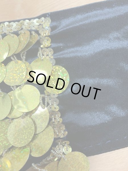 画像3: 大判スパンコールヒップスカーフ (3)