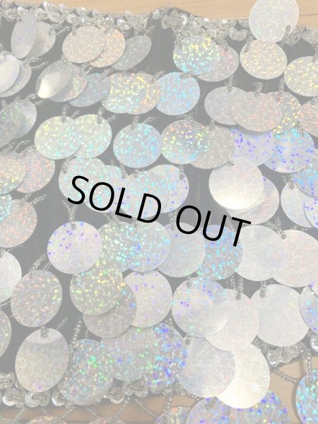 画像3: 大判スパンコールヒップスカーフ (3)