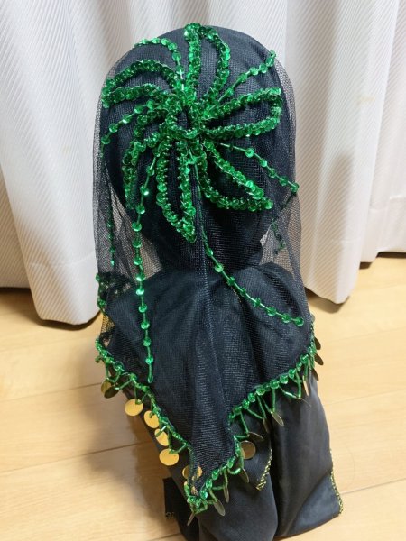 画像3: ヘッドスカーフ(トライアングル） (3)