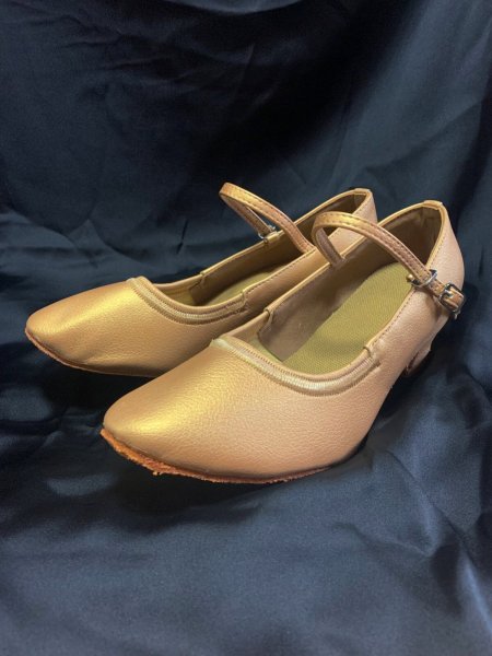 画像4: フォークロア ゴールドパンプス(ステージ用) (4)