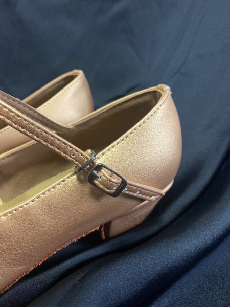 画像5: フォークロア ゴールドパンプス(ステージ用) (5)