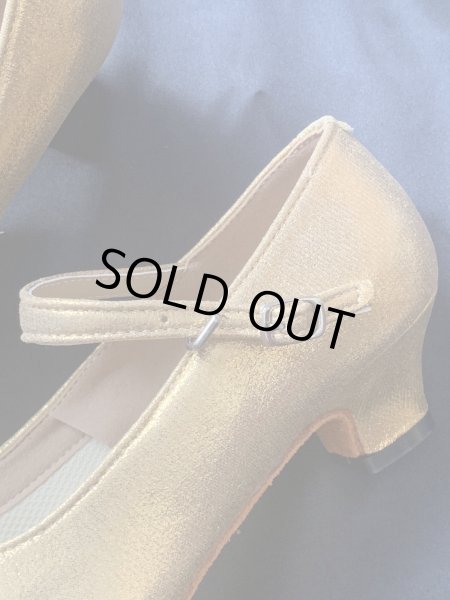 画像5: フォークロア　ゴールドパンプス(ステージ用） (5)