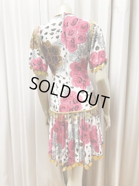 画像4: 花×アニマル柄イスカンダラーニドレス (4)