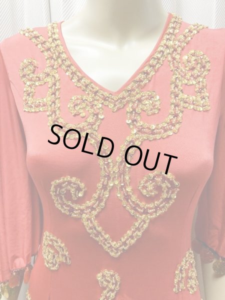 画像2: イスカンダラーニドレス(レッド） (2)