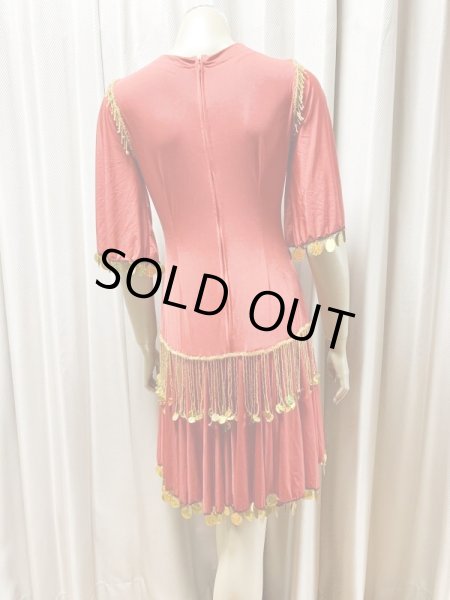 画像4: イスカンダラーニフリンジ付きドレス(レッド） (4)