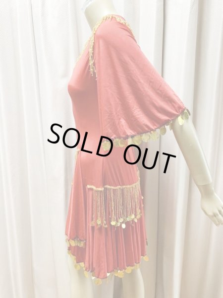 画像3: イスカンダラーニフリンジ付きドレス(レッド） (3)