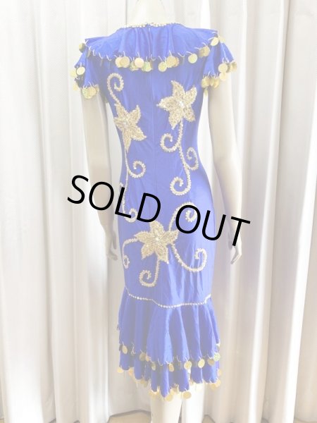 画像4: イスカンダラーニドレス(花柄装飾）ベール、フェイスカバー付き (4)