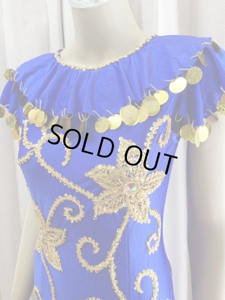 画像2: イスカンダラーニドレス(花柄装飾）ベール、フェイスカバー付き (2)