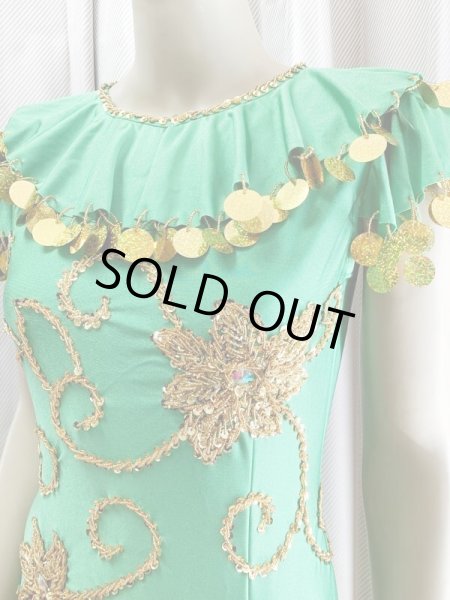 画像2: イスカンダラーニドレス(花柄装飾）ベール、フェイスカバー付き (2)