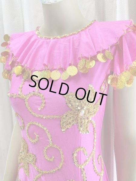 画像2: イスカンダラーニドレス(花柄装飾）ベール、フェイスカバー付き (2)