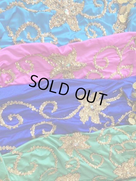 画像6: イスカンダラーニドレス(花柄装飾）ベール、フェイスカバー付き (6)