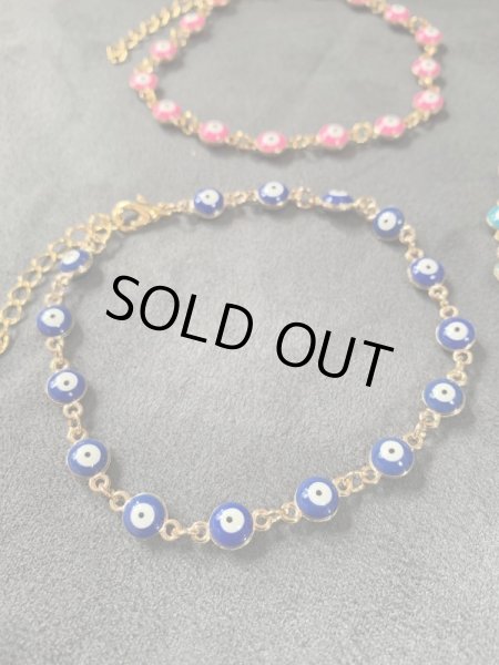 画像3: 30%OFFナザール・ボンジュウカラフルアンクレット (3)