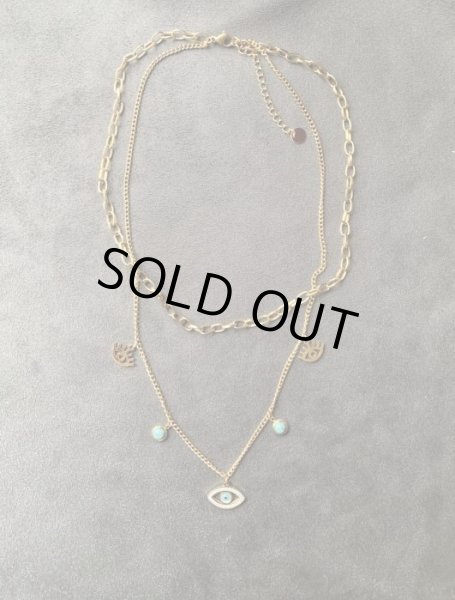 画像3: ナザール・ボンジュウ ダブルチェーンネックレス (3)