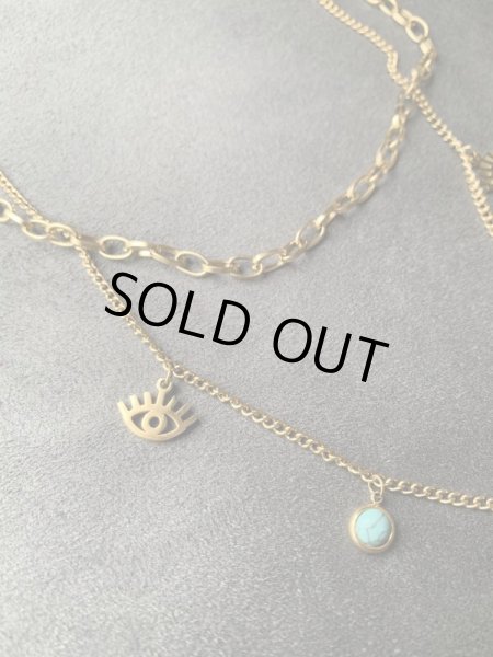 画像5: ナザール・ボンジュウ ダブルチェーンネックレス (5)