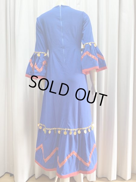 画像5: ヌビアンドレスセット(ヘッドベール、キルダーン、ピアス付き) (5)