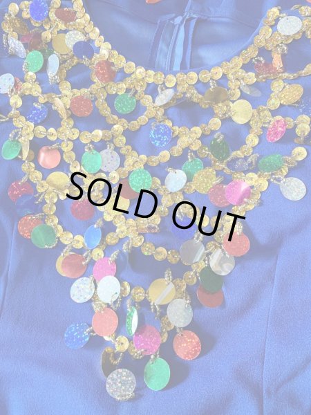 画像6: ヌビアンドレスセット(ヘッドベール、キルダーン、ピアス付き) (6)