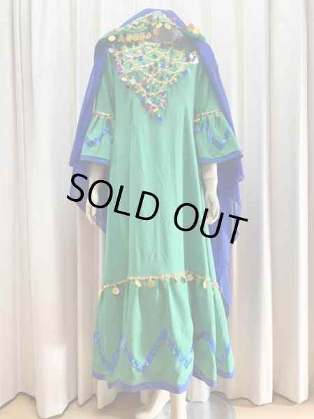 画像4: ヌビアンドレスセット（ヘッドベール、キルダーン、ピアス付き） (4)