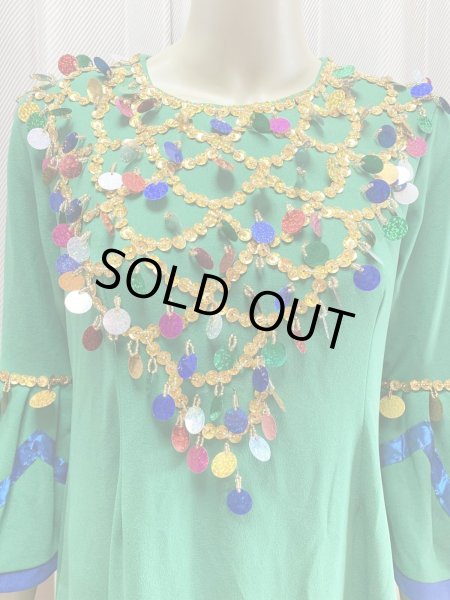 画像7: ヌビアンドレスセット（ヘッドベール、キルダーン、ピアス付き） (7)