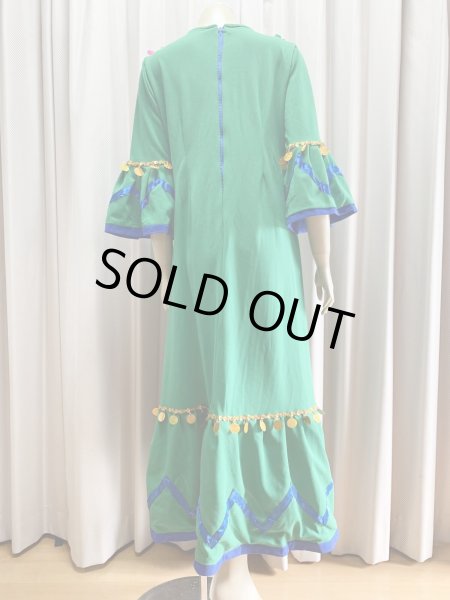 画像6: ヌビアンドレスセット（ヘッドベール、キルダーン、ピアス付き） (6)