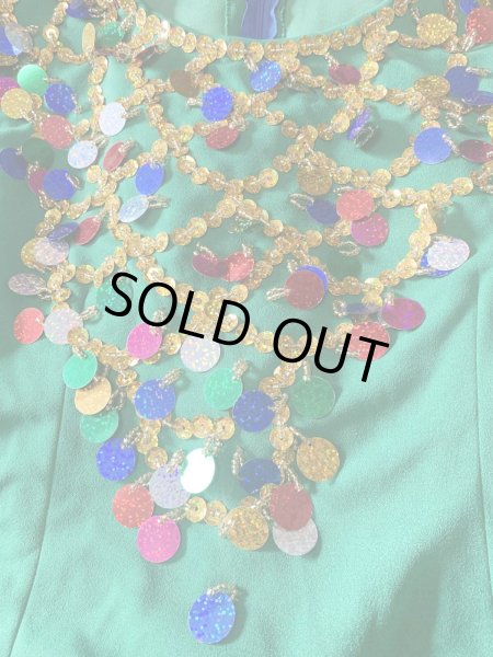 画像8: ヌビアンドレスセット（ヘッドベール、キルダーン、ピアス付き） (8)