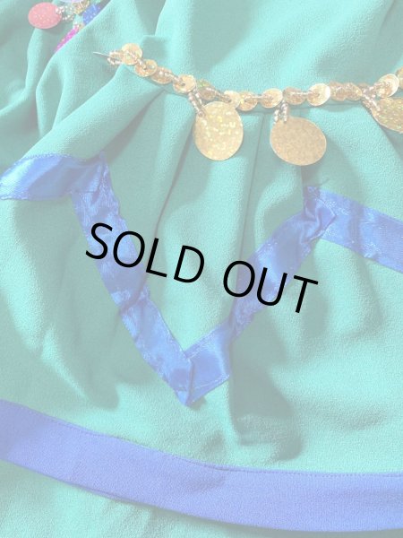 画像9: ヌビアンドレスセット（ヘッドベール、キルダーン、ピアス付き） (9)