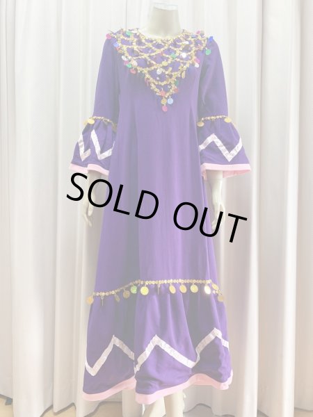 画像4: ヌビアンドレスセット（ヘッドベール、キルダーン、ピアス付き） (4)