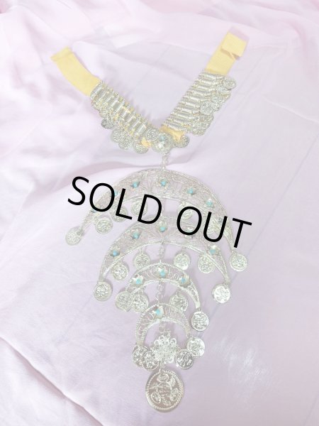 画像12: ヌビアンドレスセット(ヘッドベール、キルダーン、ピアス付き) (12)