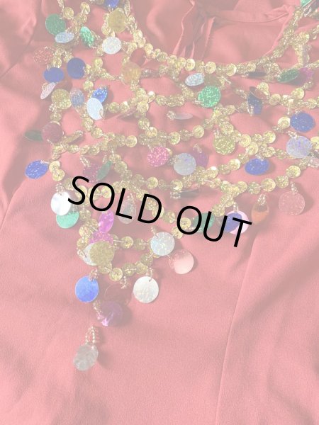 画像8: ヌビアンドレスセット（ヘッドベール、キルダーン、ピアス付き） (8)