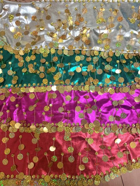 画像9: 衣装にプラス！フリンジ付きヒップスカーフ (9)