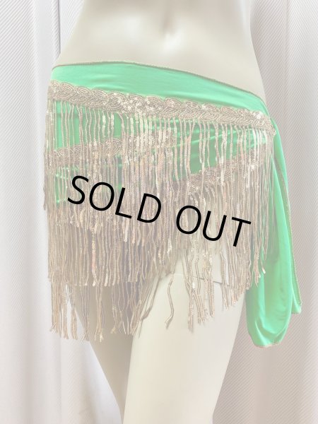 画像2: 衣装にプラス！フリンジ付きヒップスカーフ (2)