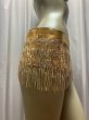 画像3: フリンジ付きゴールドヘッド＆ヒップスカーフセット (3)