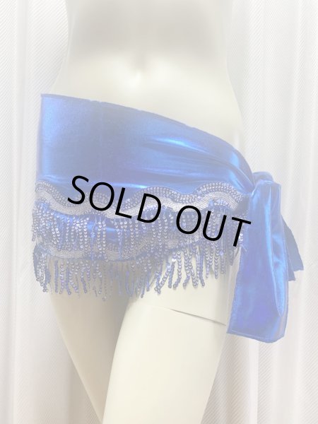 画像2: フリンジ付きヘッド＆ヒップスカーフ2点セット (2)