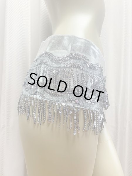 画像3: フリンジ付きヘッド＆ヒップスカーフ2点セット (3)