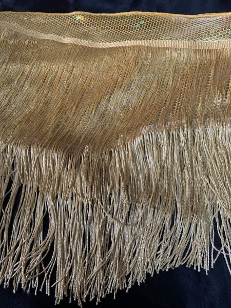 画像6: オリジナルフリンジ付きヒップスカーフ (6)