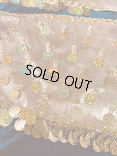 画像7: コインスパンコール付きヘッド＆ヒップスカーフ2点セット (7)