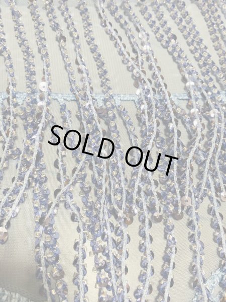 画像5: ビーズ付きスパンコールフリンジヒップスカーフ（ニュアンスカラー） (5)