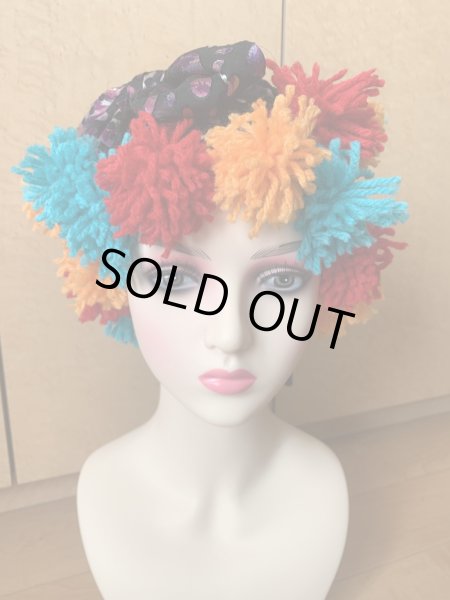 画像4: ポンポン付きオリジナルヒップスカーフ (4)