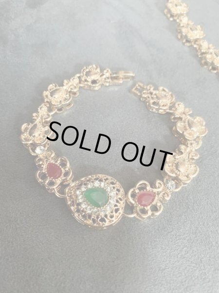 画像6: 【訳あり】オリエンタル・アワーレムアクセサリー4点セット (6)