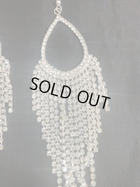 画像2: 単品送料無料(郵送）OK　ラインストーンピアス (2)