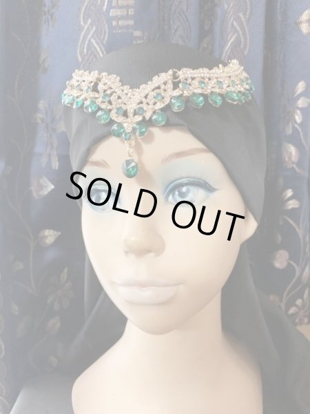 画像7: オリエンタルクリスタルネックレス＆ピアス2点セット (7)