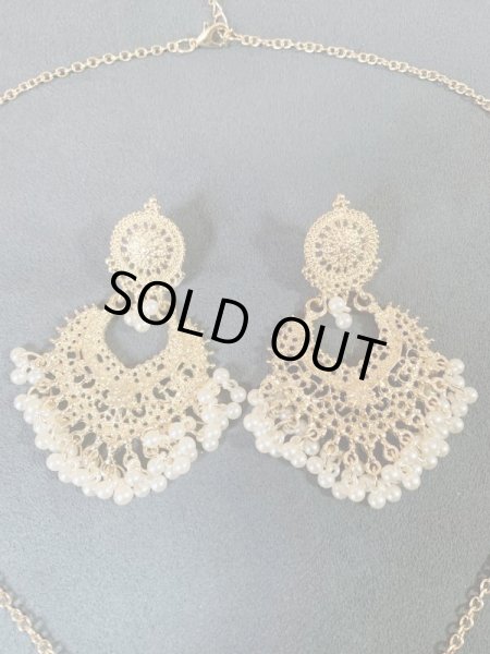 画像2: オールドスタイルネックレス＆ピアス（イヤリング） (2)