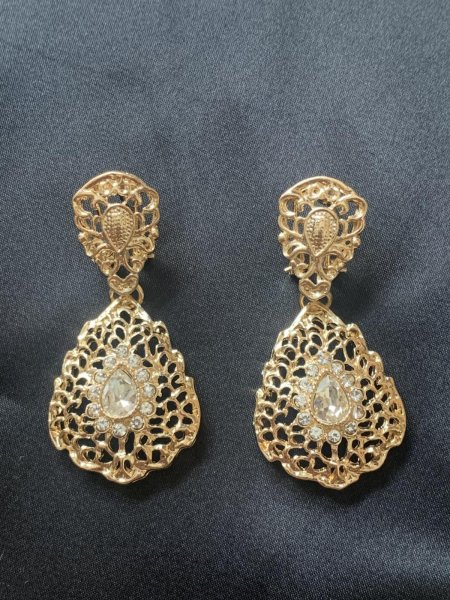 画像3: しずくクリスタルペンダント（ピアスセットor単品） (3)