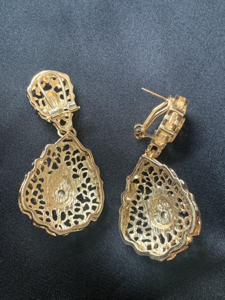 画像4: しずくクリスタルペンダント（ピアスセットor単品） (4)