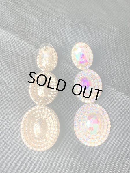 画像3: クリスタルピアス（ゴールドorシルバー） (3)