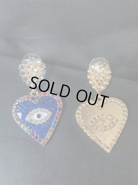画像3: ハートのクリスタルピアス (3)